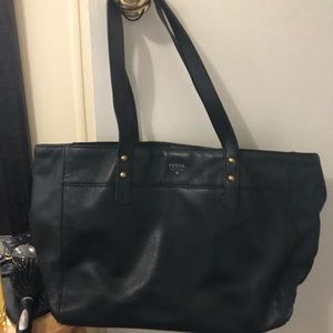 Handbag tote FOSSIL -BLACK-